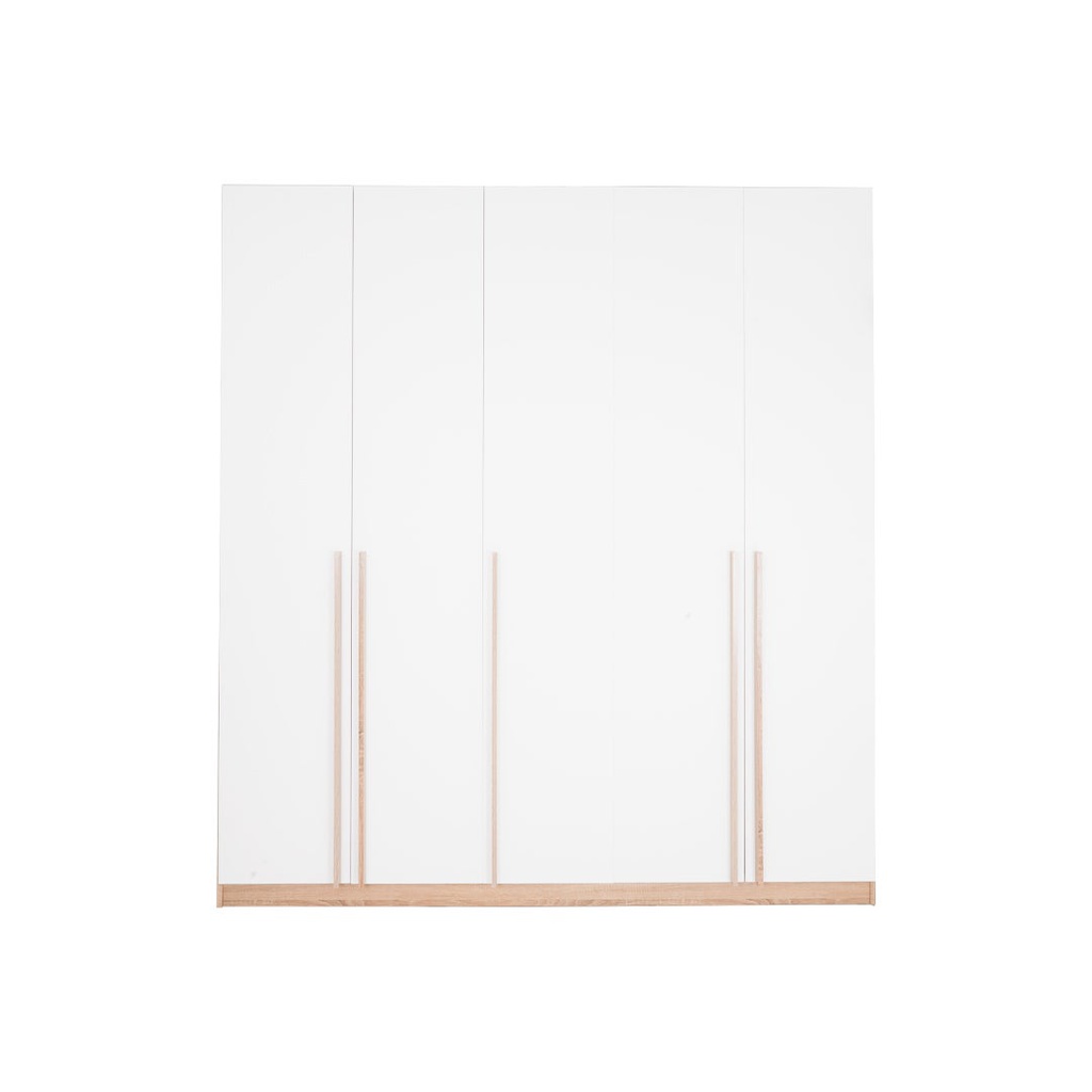 Remus - F Wardrobe WO200 - Solid Oak/White