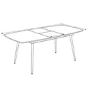 Yukari Extendable Dining Table-A120-160/Natural Oak