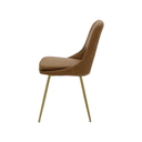 Sinnara Chair - SY-53007 - Gold Steel - SL Brown
