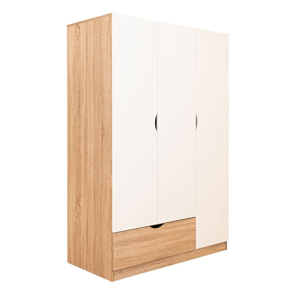 Havin Wardrobe - Solid oak/White
