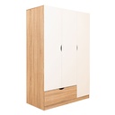 Havin Wardrobe - Solid oak/White