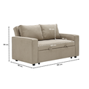 Razino Sofa Bed-Light Brown
