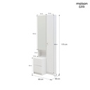 Mira Dressing Table DT60-Stand/Snow White