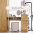 Skift Dressing Table DT110-Nyhavn Oak