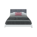 Keith Bed 5ft-Square Matt/Grey Fabric