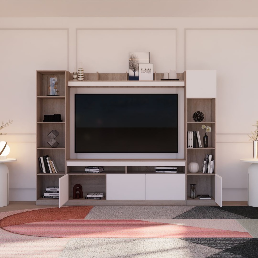 Conlin Plus Showcase 240cm-Solid /White