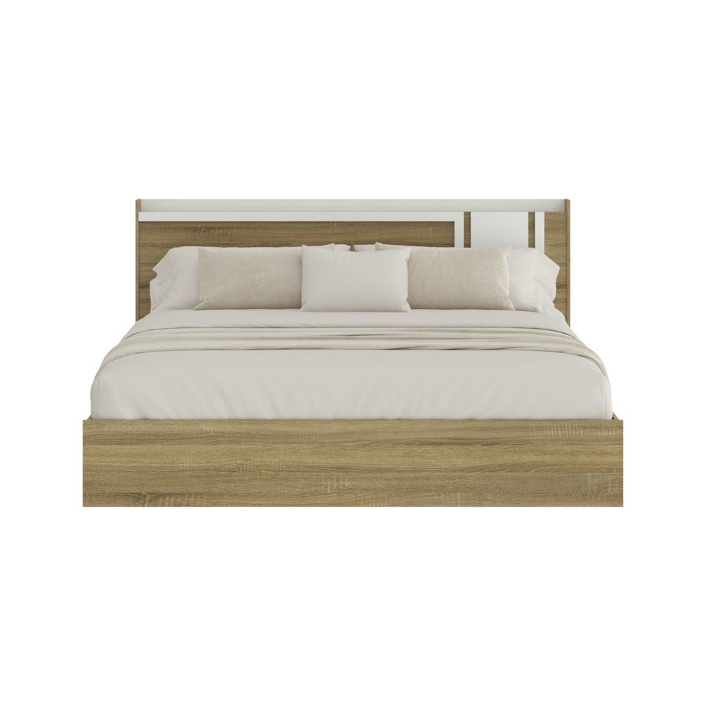 Go/Hoshino Bed 6ft- Solid Oak/White