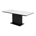 Canbelia Dining Table A180/Black/White Stone Ceramic