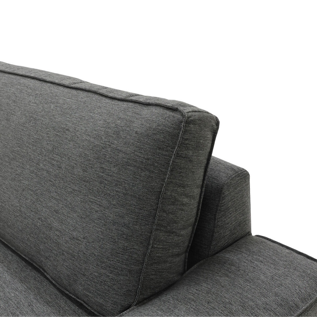 Restly Sofa 3Seater Plastic Leg/Dark Grey/LE