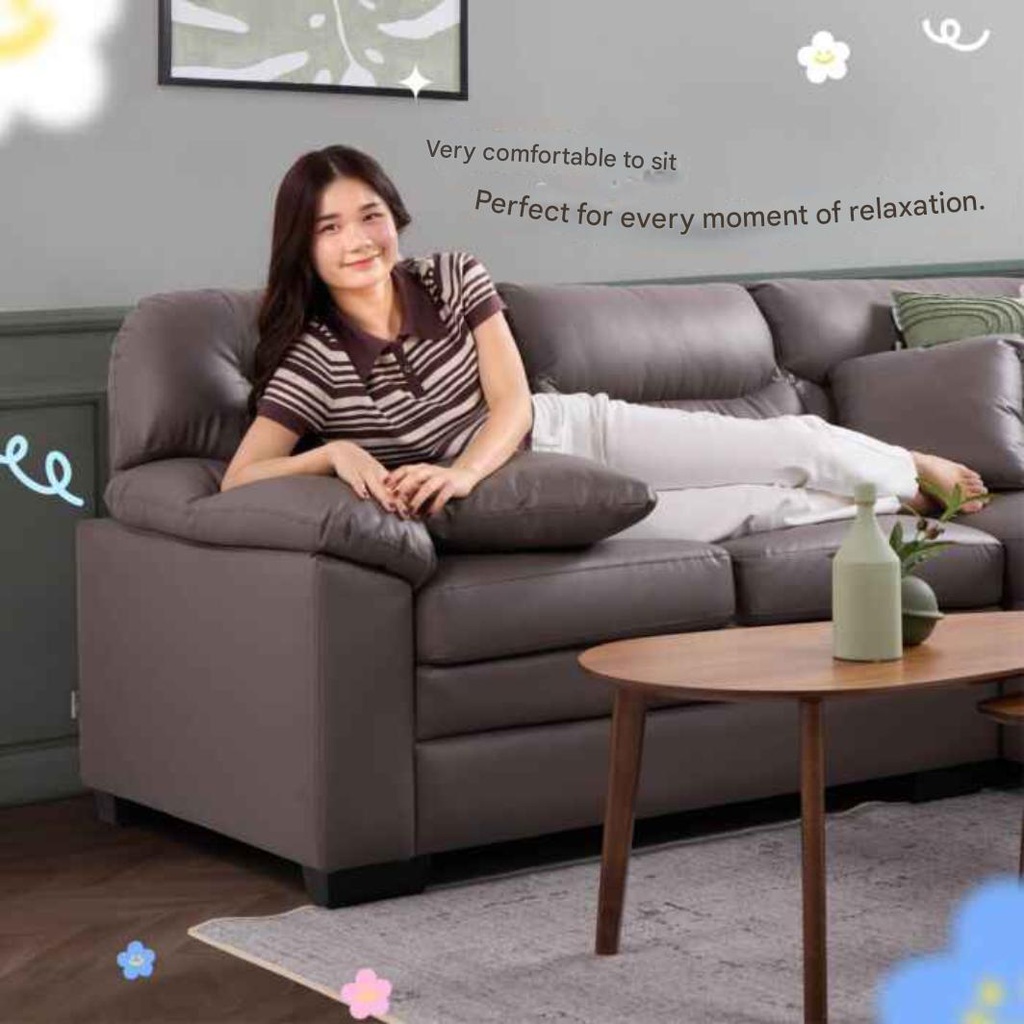 Ryota Sofa - Right Corner/Black Plastic Leg/SL Dark Brown