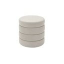 Round Storage Stool/Dinie/Cream