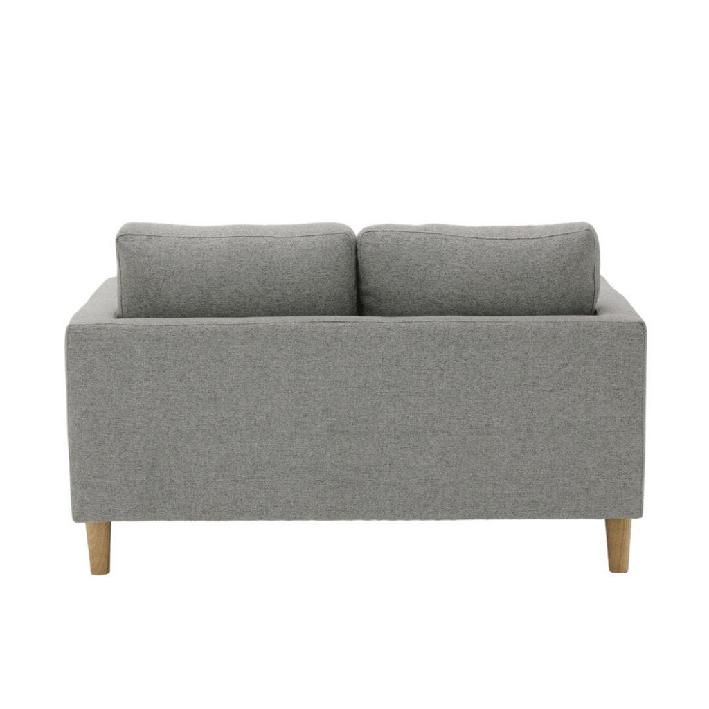 Crazy Sofa 2Seater/Natural Wood Legs/Light Grey