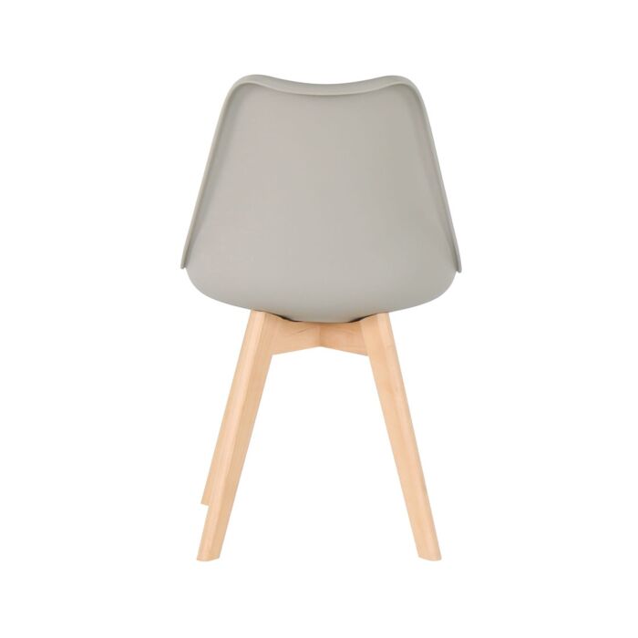 Lifely Dining Chair/Beech Grey/SL Grey