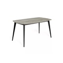 Bena-A140-Dining Table-Black Leg/Stone Brown