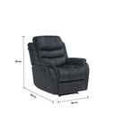 Zarola Recliner 1RE - Dark Gray