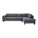 Lola Sofa - Right Corner - Grey Fabric