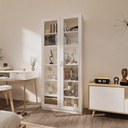 KC-Play /Jobio Tall Cabinet CT80-DE02/White/Clear Glass