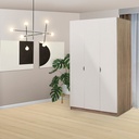 Preem Wardrobe WO120/Solid/White