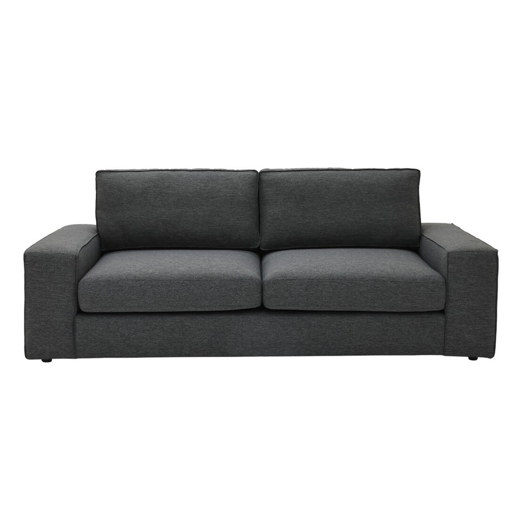 Restly Sofa 3Seater Plastic Leg/Dark Grey/LE