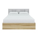 Molly Queen Bed - BW5/H - Lindberg Oak/White