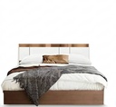 Adison #2/Bed 5ft- Mocha Oak/White