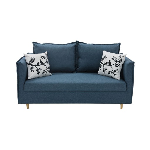 [19218072] Raemon Sofa 2 Seater/Dark Blue MJ/White Printed Pattern