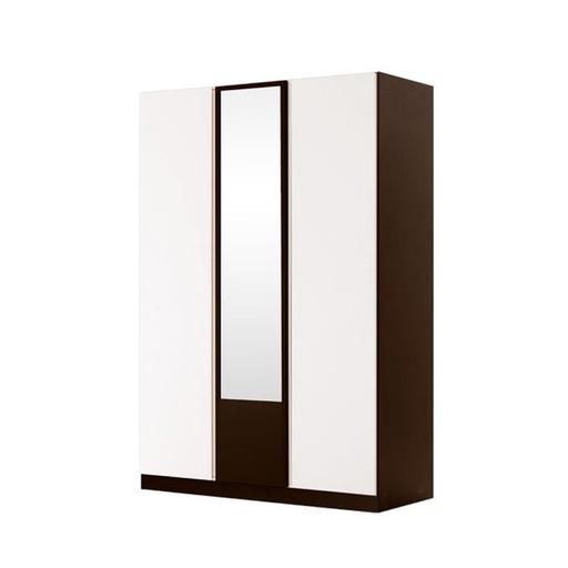 [19070042] Patinal Wardrobe 134cm Wide - Wenge