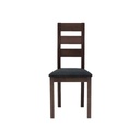 Everly-B Chair - Brown Wood - Dark Grey