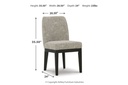 Ashley Burkhaus Dining Uph Side Chair(2/CN)