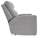 Ashley Biscoe Pwr Recliner/Adj Headrest - Pewter