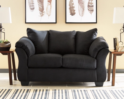 Ashley Darcy Loveseat - Black