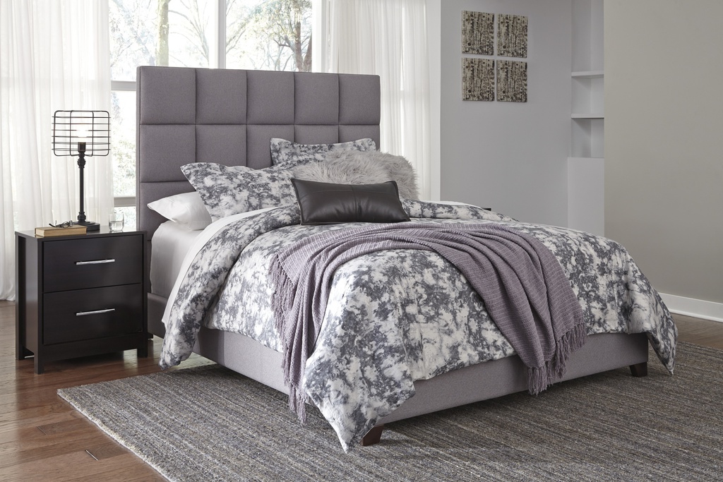 Ashley Dolante King Upholstered Bed - Gray