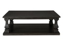 Ashley Wellturn Rectangular Cocktail Table - Black