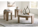 Ashley Guystone Occasional Table Set (3/Cn) - Light Brown