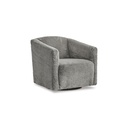 Ashley Bramner Swivel Accent Chair - Charcoal