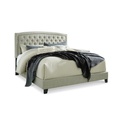 Ashley Jerary King Uph Bed W/Roll Slats - Gray