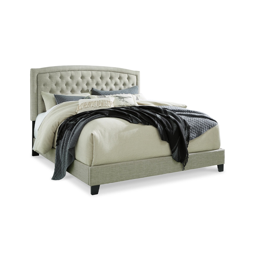 Ashley Jerary Queen Upholstered Bed - Gray