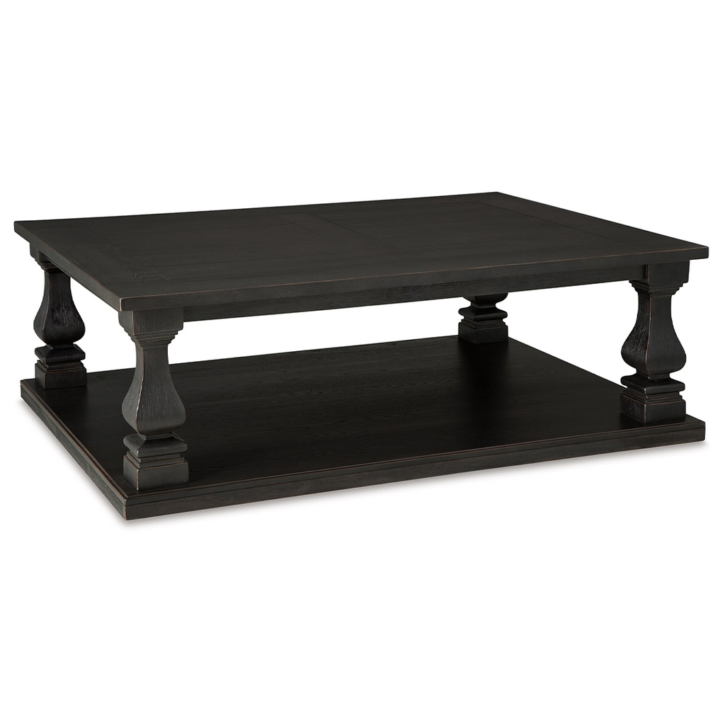 Ashley Wellturn Rectangular Cocktail Table - Black