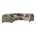 Ashley Pantomine 4-Piece Sectional with Cuddler