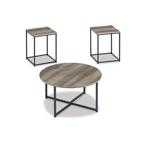 [T103-213] Ashley Wadeworth Occasional Table Set(3/CN)