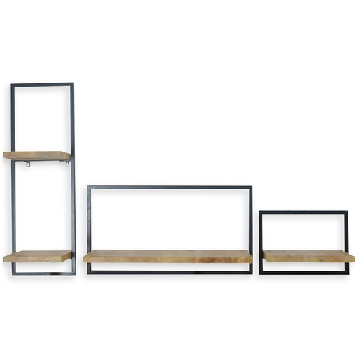 [A58000445] Ashley Wall Shelf Set (3/Cn)