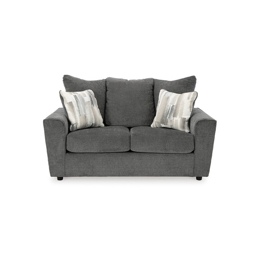 [2859935] Ashley Stairatt Loveseat - Charcoal Shade