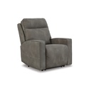 Ashley Next-Gen Durapella Pwr Recliner/Adj Headrest - Slate