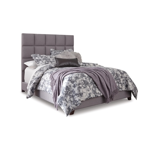 [B130-381] Ashley Dolante Queen Upholstered Bed - Gray