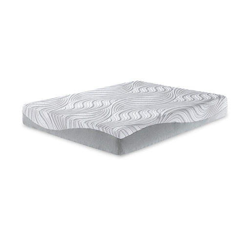 [M59241W2] Ashley 10 Inch Memory Foam King Mattress - White