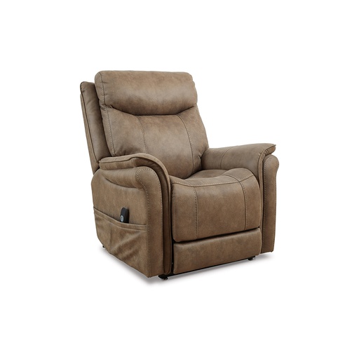 [8530612] Ashley Lorreze Power Lift Recliner With Heat & Massage Function - Driftwood